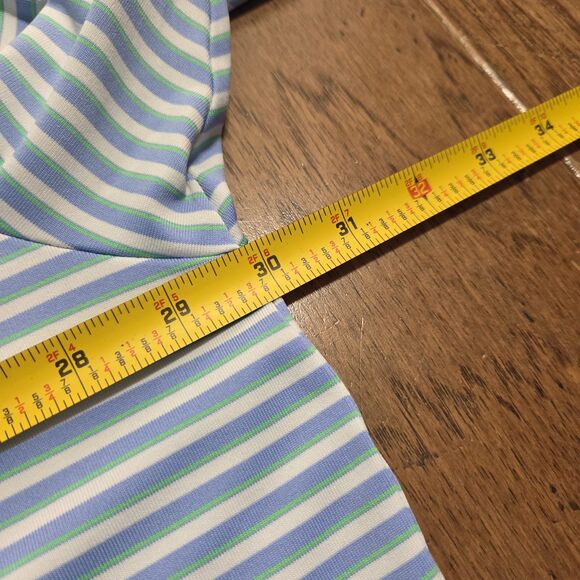 Callaway Polo Shirt Mens 3X Blue Striped Opti Dri Wicking Short Sleeve Adult 3XL - Picture 7 of 8